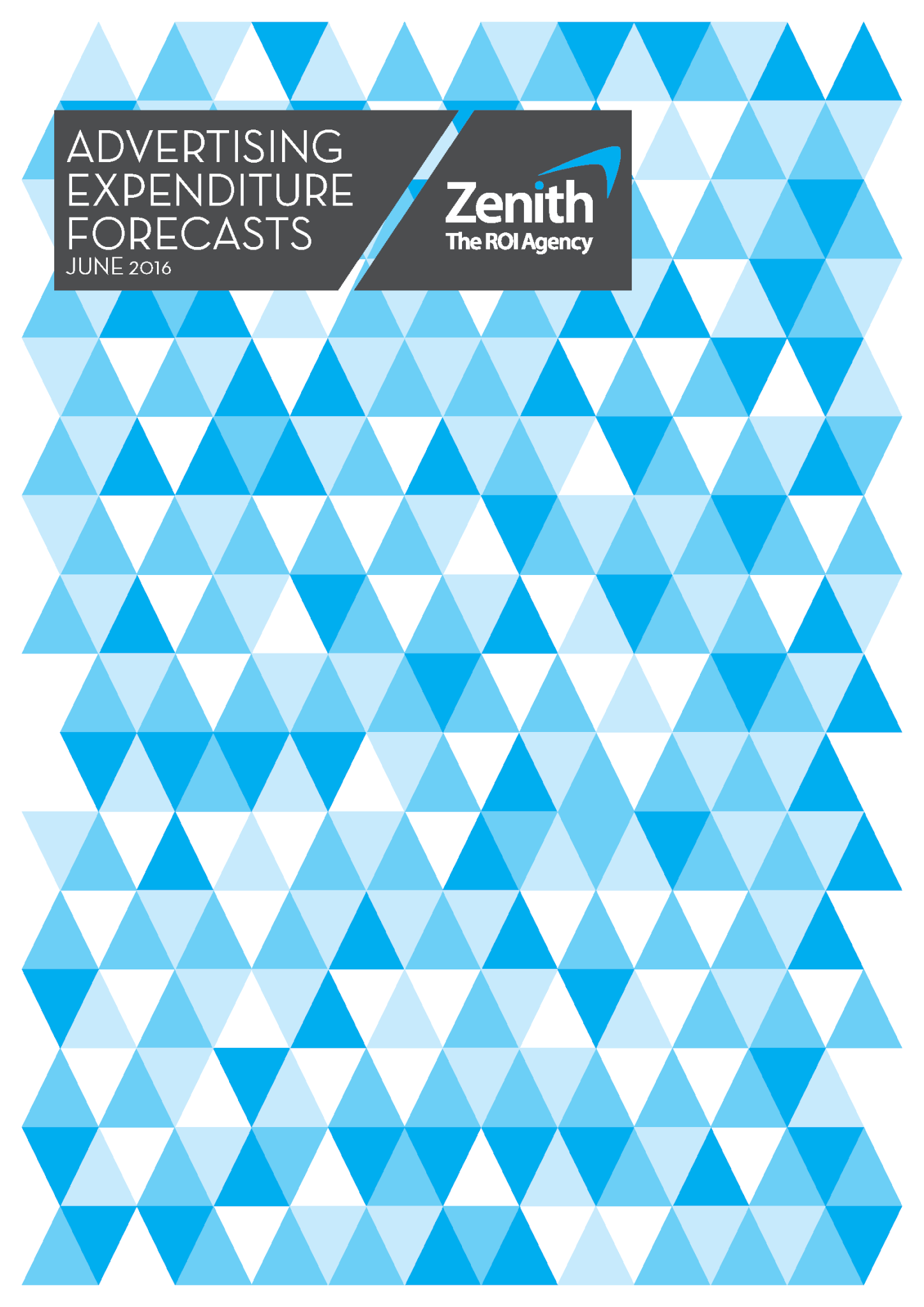 Advertising Expenditure Forecasts September 2016 - Zenith